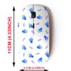 2.4G Wireless Mouse with Cute Pattern Design for All Laptops and Desktops with Nano Receiver - Christmas Blue Shocks view 2