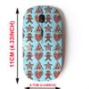 2.4G Wireless Mouse with Cute Pattern Design for All Laptops and Desktops with Nano Receiver - Christmas Various Gingerbread view 2