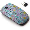 2.4G Wireless Mouse with Cute Pattern Design for All Laptops and Desktops with Nano Receiver - Presents view 1