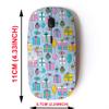 2.4G Wireless Mouse with Cute Pattern Design for All Laptops and Desktops with Nano Receiver - Presents view 2