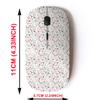 2.4G Wireless Mouse with Cute Pattern Design for All Laptops and Desktops with Nano Receiver - Christmas Wrapping Paper Texture view 2