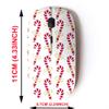 2.4G Wireless Mouse with Cute Pattern Design for All Laptops and Desktops with Nano Receiver - Christmas Candy Canes view 2