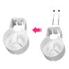 PETIMETI Wall Mount Bracket for Deco X68/XE75/XE75 Pro/AXE5300/AXE5400/PX50 Tri-Band WiFi 6 System2 Pack view 4