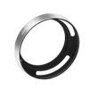 BGNing Camera Lens Hood Aluminium Lens Oblique Cover Internal Thread Hood Compatible with Cameras (49mm Silver) view 2