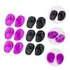 Beaupretty 6pairs Silicone Ear Protectors for Hairdressing Reusable Earmuffs for Hair Dyeing and Ear Covers and Suitable for Salons and Home Use view 4