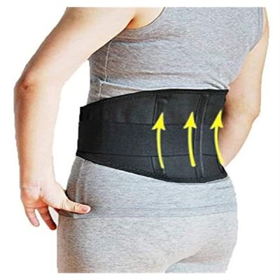 Lumbar Support Belt Waist Backbrace,Waist Trainer,Adjustable Neoprene Back Support Brace with 3Support Stays,Unisex, Suitable for All Seasons (Size : XXL)