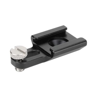 CAMVATE Universal Cold Shoe Mount with 1/4"-20 Mounting Groove & Stud Screw for DSLR Camera Cage Kit Shoe Accessories - 2939