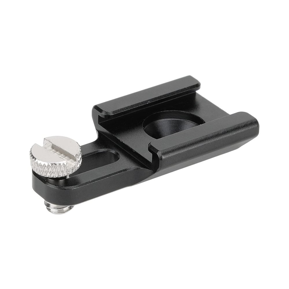 CAMVATE Universal Cold Shoe Mount with 1/4"-20 Mounting Groove & Stud Screw for DSLR Camera Cage Kit Shoe Accessories - 2939