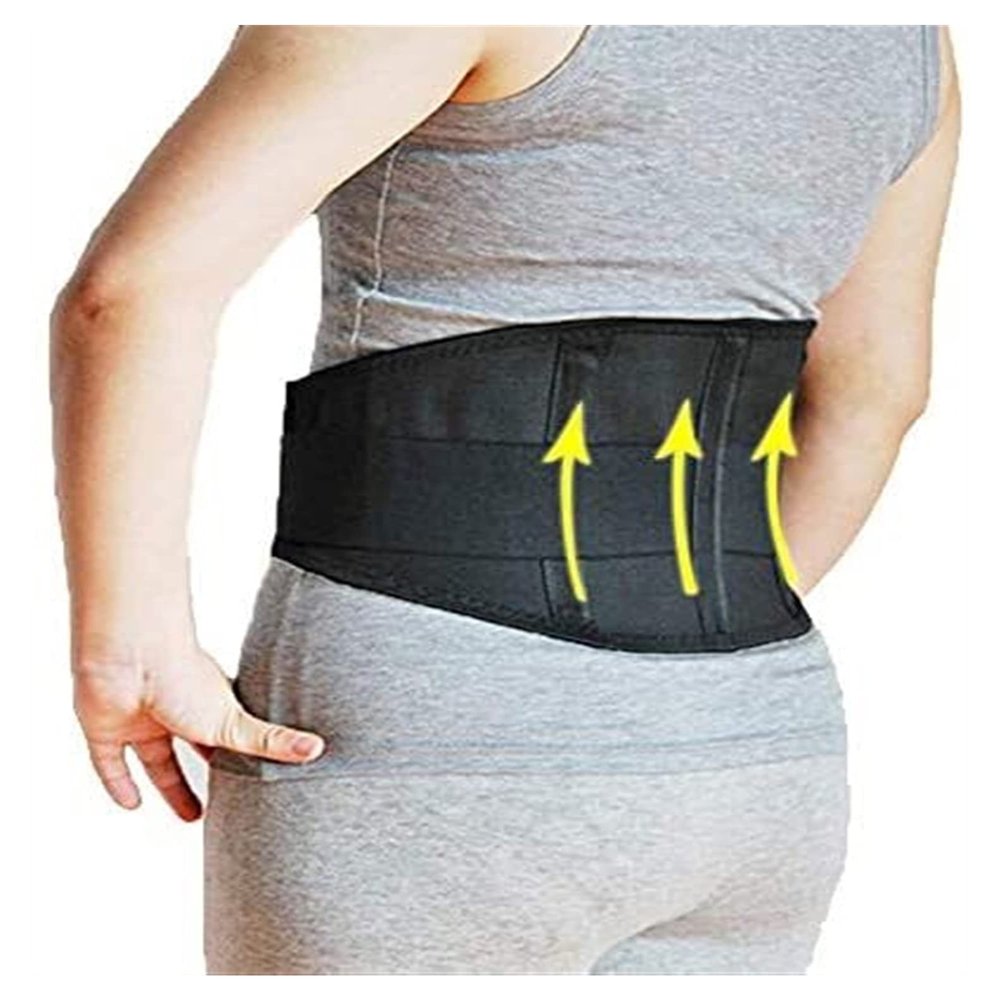 Lumbar Support Belt Waist Backbrace,Waist Trainer,Adjustable Neoprene Back Support Brace with 3Support Stays,Unisex, Suitable for All Seasons (Size : X-Large)