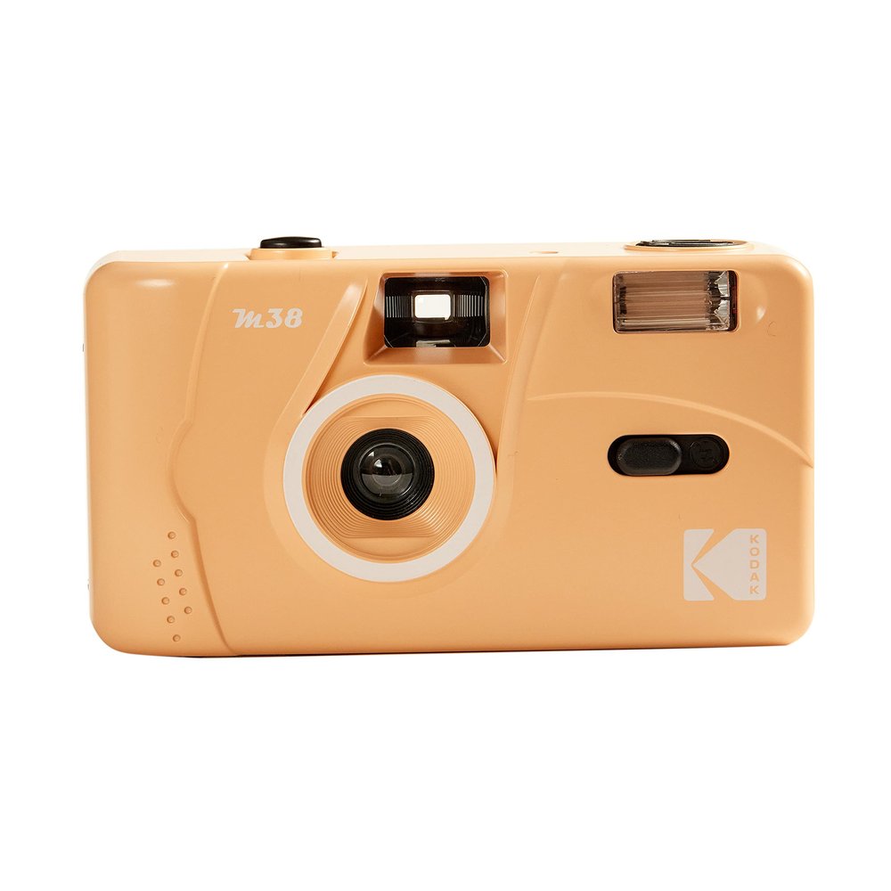 Kodak M38 35mm Film Camera - Focus Free, Powerful Built-in Flash, Easy to Use (Grapefruit)