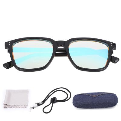 FILFEEL Color Blindness Correction Glasses, Red-Green Colour Blindness Glasses Full Frame Universal for Men and Women, Special Tr90 Frame Coating, Color Vision Resolution Enhancement