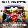 BOSS Audio Systems UNI4RGB ATV UTV Marine Boat IPX5 Weatherproof 4 Inch Stereo Wake Tower Speakers (x4) And 4 Channel Weatherproof Bluetooth Amplifier view 2