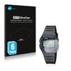 Bedifol 6X Savvies Ultra-Clear Screen Protector for Casio Collection Unisex F-91W, accurately Fitting - Simple Assembly - Residue-Free Removal view 1