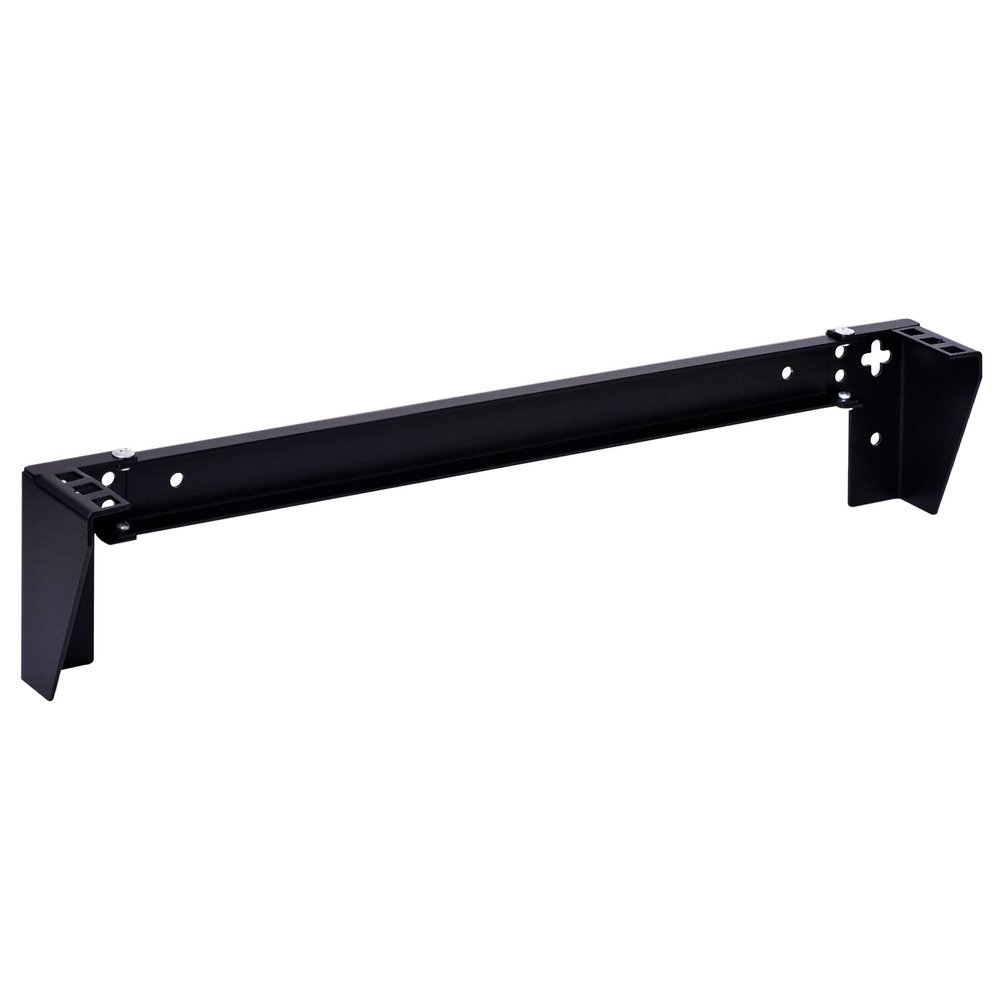 RackPath 1U Vertical Wall Mount Rack - Heavy Duty 125lbs Capacity Vertical Mounting Bracket