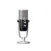 AKG Pro Audio Ara Professional USB-C Condenser Microphone, Dual Pattern Audio Capture Modes for Podcasting, Video Blogging, Gaming and Streaming, Blue & Silver view 1