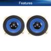 Heyiarbeit 4Pcs 5W 4 Ohm DIY Magnetic Speaker Full Range Audio Speakers 77mm Diameter Round Shape Replacement Loudspeaker for DIY Speaker view 3