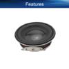 Heyiarbeit 2Pcs 3W 4 Ohm DIY Magnetic Speaker Full Range Audio Speakers 40mm Diameter Round Shape Replacement Loudspeaker for DIY Speaker view 3