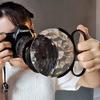 100mm Handheld Kaleidoscope Special Effects Filter Photography Video SLR Camera Lens Accessories view 3
