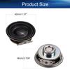 Heyiarbeit DIY Magnetic Speaker 4 Ohm 3W 40mm Dia Round Shape Replacement Speaker Stereo Woofer Loudspeaker for DIY Audio Speakers Interphone 4pcs view 2