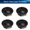 Heyiarbeit DIY Magnetic Speaker 4 Ohm 3W 40mm Dia Round Shape Replacement Speaker Stereo Woofer Loudspeaker for DIY Audio Speakers Interphone 4pcs view 4