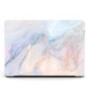 Case Compatible with MacBook Pro 13 Inch A1278 with CD-ROM Release Early 2012/2011/2010/2009/2008, 2 in 1 Plastic Laptop Hard Shell Protective Cover with Keyboard Skin - Pink Blue Marble view 2