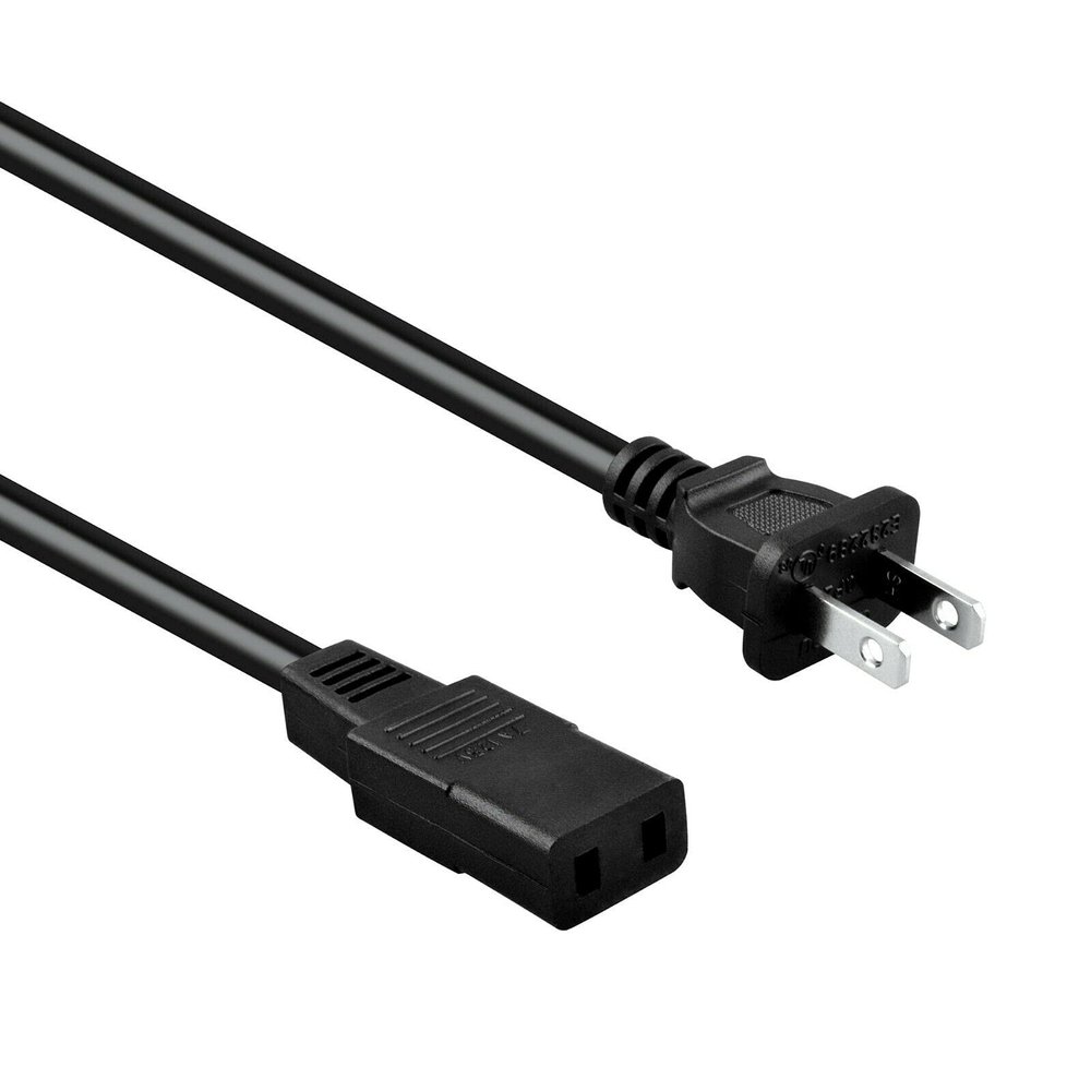 8ft 2-Prong Square AC Power Cord Cable Lead for Studer Revox Equipment B751 B760 B261 B285