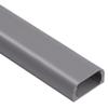 153in Cord Hider Wall, Wire Hiders for 3 Cords, Paintable Cable Cover for 2 Thick Extension Cables, Wire Concealer to Hide Cords Wall Mounted TV, 9X L17in X W0.95in X 0.47in, Grey view 1