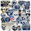 38 PCS American Football Rugby Stickers for Water Bottle, Laptop, Bicycle, Computer, Motorcycle, Travel Case, Car Decal Decoration Sticker 2-2.5 inches view 1