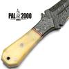 DAG-9275 Custom Handmade Damascus Steel Hunting Dagger Fixed Blade Knife with Sheath view 4