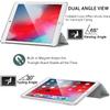 DuraSafe Cases for iPad 9.7 Inch 5 Gen 2017 6 Gen 2018 [iPad 5th 6th ] A1893 A1822 A1954 MRJN2LL/A MR7G2LL/A MR7F2LL/A MP2F2LL/A PrintediPad Cover with Translucent Frosted Hard Back - Bunny Hat view 4