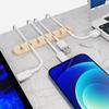 SOULWIT Cable Holder Clips, 3-Pack Cable Management Cord Organizer Clips Silicone Self Adhesive for Desktop USB Charging Cable Nightstand Power Cord Mouse Cable Wire PC Office Home view 2