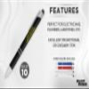 DISCOUNT PROMOS 50 Night Rite Stylus Metal Pens Pack - Customizable Text, Logo - LED, Twist Action, Black Ink - Black view 2