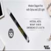 DISCOUNT PROMOS 50 Night Rite Stylus Metal Pens Pack - Customizable Text, Logo - LED, Twist Action, Black Ink - Black view 4