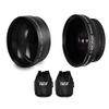 2Pc HD Telephoto & Wide Angle Lens for Nikon Z5 Z 5 Z6 Z 6 Z7 Z 7 II 5II 6II 7II (52mm Compatible) view 1