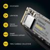 Intenso 500GB M.2 SSD PCIe Premium, up to 2100 MB/s, Solid State Drive (PCI Express Gen.3x4 NVMe 1.3, Solid State Drive) view 4