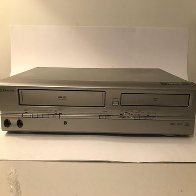 Emerson EWD2204 DVD/VCR Combo DVD Video Cassette Recorder Player 4 Head 19 Micron Head (Renewed)