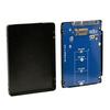 NFHK B+M Key Socket 2 M.2 NGFF (SATA) SSD to 2.5 SATA Adapter Card Adapter with Black Metal Case view 1