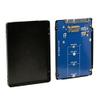 NFHK B+M Key Socket 2 M.2 NGFF (SATA) SSD to 2.5 SATA Adapter Card Adapter with Black Metal Case view 2