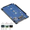 NFHK B+M Key Socket 2 M.2 NGFF (SATA) SSD to 2.5 SATA Adapter Card Adapter with Black Metal Case view 3