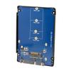NFHK B+M Key Socket 2 M.2 NGFF (SATA) SSD to 2.5 SATA Adapter Card Adapter with Black Metal Case view 4