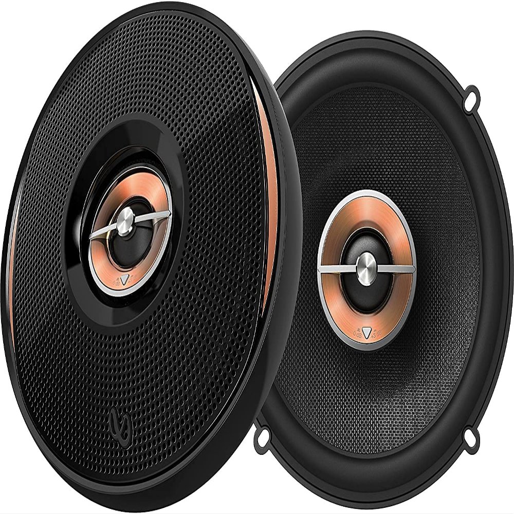 Infinity KAPPA-62IX 6.5" Coaxial Car Speaker (Pair) Bundle with 1 RCA Cable