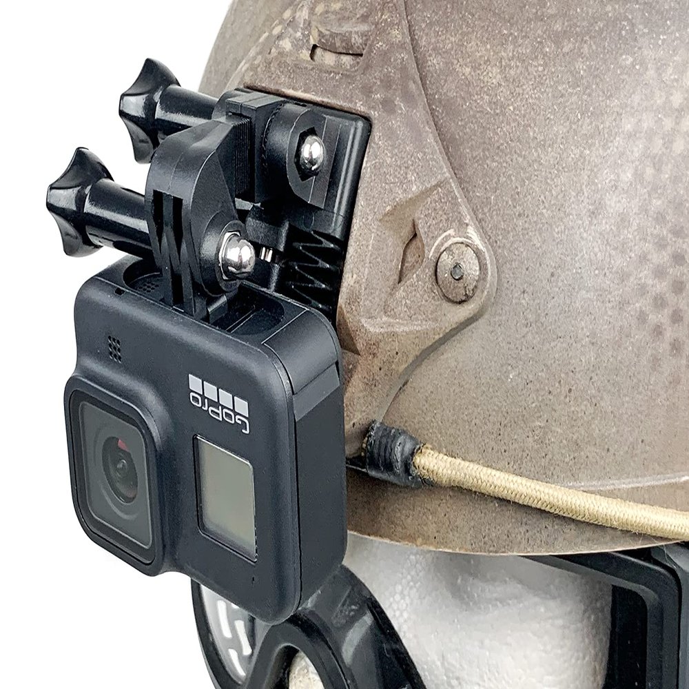 BrainExploder Adjustable NVG Helmet Mount Compatible with All GoPro Hero Cameras