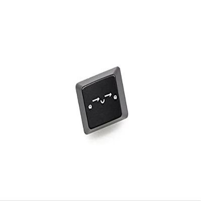 Novelty Shine Through Keycap ABS Etched Shine-Through left shift 1.25u alt 2.25u shift kaomoji sleep kiss snicker (Color : Black 1.25u Snicker)