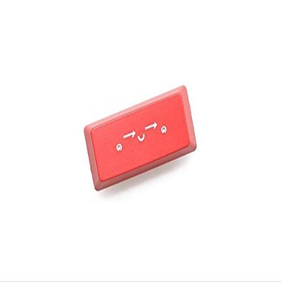 Novelty Shine Through Keycap ABS Etched Shine-Through left shift 1.25u alt 2.25u shift kaomoji sleep kiss snicker (Color : Red Shift Snicker)