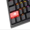 Novelty Shine Through Keycap ABS Etched Shine-Through left shift 1.25u alt 2.25u shift kaomoji sleep kiss snicker (Color : Red 1.25u Snicker) view 3