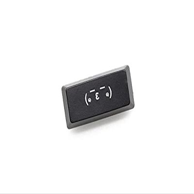 Novelty Shine Through Keycap ABS Etched Shine-Through left shift 1.25u alt 2.25u shift kaomoji sleep kiss snicker (Color : Black Shift kiss x1)