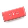 Novelty Shine Through Keycap ABS Etched Shine-Through left shift 1.25u alt 2.25u shift kaomoji sleep kiss snicker (Color : Black Shift kiss x1) view 2