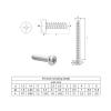 1100pcs Round Pan Head Tapping Screws Set M1.2 M1.4 M1.5 M1.7 M2 Mini Screw Laptop Computer Screw Phillips Screw Kit DaJiKan view 2