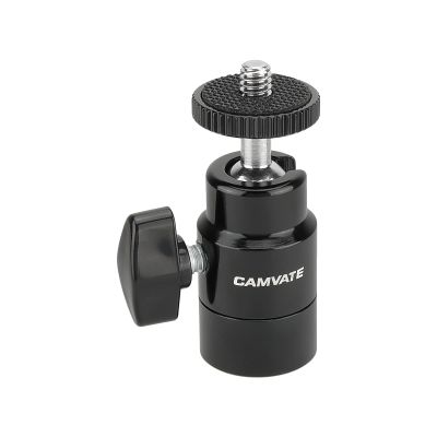 CAMVATE Multi-Purpose Adjustable Ball Head Support Holder with 1/4"-20 Thumbscrew Mount & 5/8"-27 Thread Hole - 2943