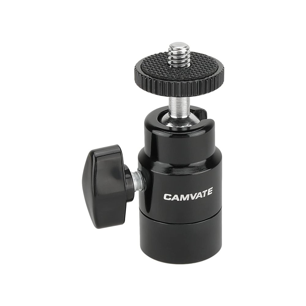 CAMVATE Multi-Purpose Adjustable Ball Head Support Holder with 1/4"-20 Thumbscrew Mount & 5/8"-27 Thread Hole - 2943
